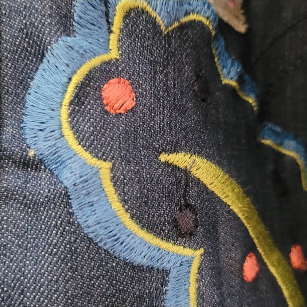 Norm Thompson light embroidered jacket - Picture 3 of 7